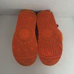 UGG  Disco Knot Slides Orange Platform Sandal Sheepskin Fluffy Size 8 Photo 7
