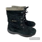 Columbia  Womens Lavela Black Suede Winter Boots Size 9 Photo 0