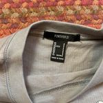 Forever 21 ALASKA GREY RHINESTONE BEAR FOREST GRAPHIC CUT OFF CROP TEE Photo 2