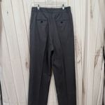 Theory Women’s 10 Grey 100% Wool Pleat Trouser Pants Photo 2