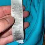 Chico's Teal Blue Long Sleeve Blouse w/ Cutout Detail Bell Sleeves Photo 6