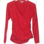 CAbi ✨ Hanky Ballet Wrap Ruched Top ✨ Photo 0