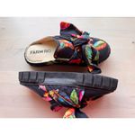 Farm Rio CASHEW PLATFORM MULE IN CASHEW BLACK size 7.5 Photo 6