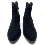 Forever 21 black faux suede western ankle booties, size 8 Photo 5