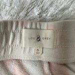 Lou & grey  Tie Dye Cream Orange Pink Sweat Shorts Sz Small Photo 3