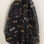 Halloween scarf. Black Photo 0