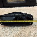 Kate Spade New York Striped Patent Leather Tote Bag Black Cream Photo 3