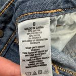 Aeropostale  Denim Jean Shorts Womens 0 23 Midi Distressed Cuffed Low Rise Medium Photo 5