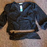 Lush Clothing Nwt lush polka dot blouse M Photo 2