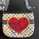 Brighton 32.  Holiday Love & Joy Pouch Crossbody Bag Photo 1