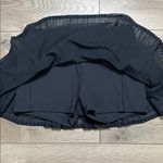 IBKUL 13” Black Pleated Tennis Skirt Side Pockets Size Medium Photo 3