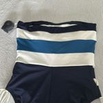 Robin Piccone  Emma Colorblock Side Lace-Up One-Piece Swimsuit, BNWT, Sz10, $188 Photo 8