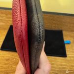 Coach Signature Wristlet in Brown and Red Photo 5