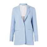 Hugo Boss BOSS Light Blue Oversized Linen Blazer SMALL Unstructured Career Suiting $600 Photo 8