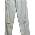 AGOLDE 90s loose distressed jeans white size 26 #A069E-1183 Photo 0
