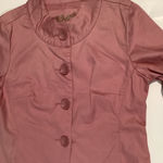 Live a Little  Pink Button-Up Blazer Photo 6