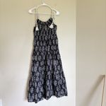 Moon River  Anthropologie‎ Womens Dress Black Rope Straps Midi Medium Photo 7