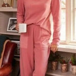 Dudley Stephens NWT Squall Sweatpant in Vello Fleece in Dusty Rose Pink Small Photo 0