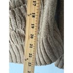 st. john's bay Johns Bay Vintage Y2k Women's Tan Cable Knit Shawl Collar Cardigan Sweater L Photo 5