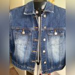 Vintage Y2K Revolt Jeans Womens Denim Jacket Medium Blue Photo 2