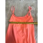 Fabletics  Tank top Neon bright Coral Pink Size Small Built in bra Adjustable Photo 11