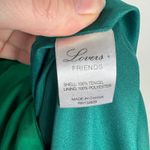 Lovers + Friends  Orchid‎ Dress Women's Large Green Wrap Cocktail Party V-Neck Photo 6