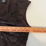 Rampage VTG M Brown Floral Lace Babydoll Tank Top Whimsigoth Twist Front Y2K Photo 5