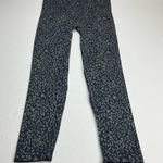 Spanx Look At Me Now Womens Size Large Blue Gray Leopard Cheetah Cropped Legging Photo 6