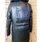 Gap Puffer Coat Down Quilted size Small Womens Packable Travel Hood Vintage Blue Photo 9