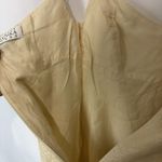 Vintage Badgley Mischka 90's Y2K Cocktail Dress Cream White Gold Brocade Size 6 Photo 9