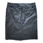 J.Crew  Women’s Navy Blue Wool Pinstripe Pencil Skirt Size 2 Photo 1