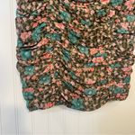 ASTR NWT The Label Ibiza Floral Ruched Cutout Mini Dress Green Floral Size Med Photo 2