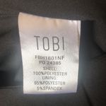 Tobi Pleated High Waisted Shorts Sz. L Black Exposed Back Zipper Dressy School Photo 4