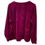 Karen Scott  sport size L burgundy velvet top. Photo 1