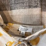 Kirious  Tan Lemon Print Lace Up Crop Top Size XL‎ Photo 6