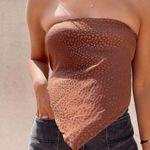 Brown Bandana Top Size M Photo 1
