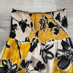 BCBG MaxAzria Silk Strapless Floral Dress Photo 3