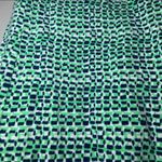 Mixit  Green/Blue Print Cropped Length Lounge Pants M Photo 4