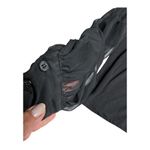 Newport News Vtg 1990s  Black Sheer Gathered Sleeve Round Neck Pullover Top 2X Photo 2