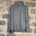 Nike Dri-FIT Women's Gray Open Front Cardigan Thumb Hole Athletic Jacket Photo 3
