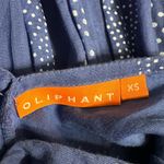 Oliphant Persia Blue Paisley Maxi Dress size XS Ties Full Skirt Photo 10