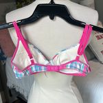 Candie's -Comfy Lightly Padded Bra Pink Plaid Soft  32A Photo 5
