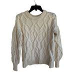 1. State  Ivory Cable Knit Sweater Photo 2