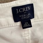 J.Crew Factory Wide Leg Crop Jeans Seashell White Size 28 NWT Photo 10