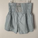 Free People  Size S Light Blue The Way Home High Rise Workout Shorts Photo 2