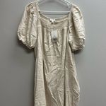 Wonderly  Cream Smocked Dress Photo 1