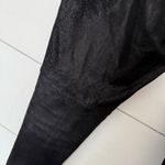 Free People  Women’s Small Black Faux Suede Leggings Pants Photo 3