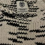 American Eagle Black and White Knit Sweater Photo 1