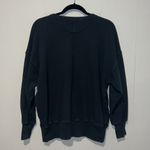 American Eagle  Lets Hang Out Women’s Long Sleeve Blue Sweatshirt 1011 Photo 1