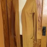 Ambiance apparel gold oversized sweater coat Size M Photo 4